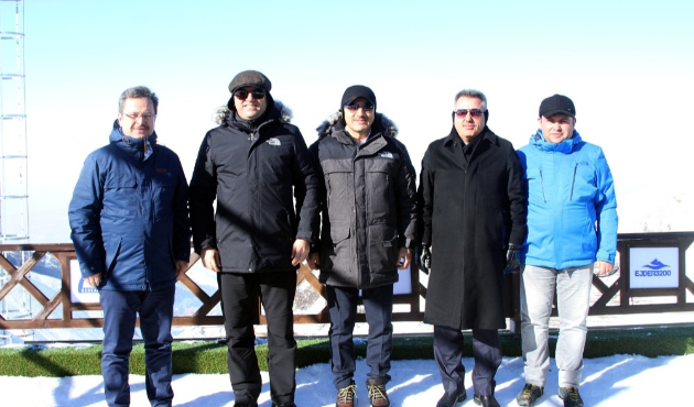 Erzurum Palandöken Kayak Merkezine yoğun ilgi