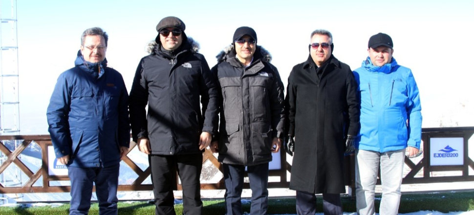 Erzurum Palandöken Kayak Merkezine yoğun ilgi