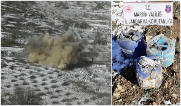Mardin'de 150 kilo patlayıcı ele geçirildi!