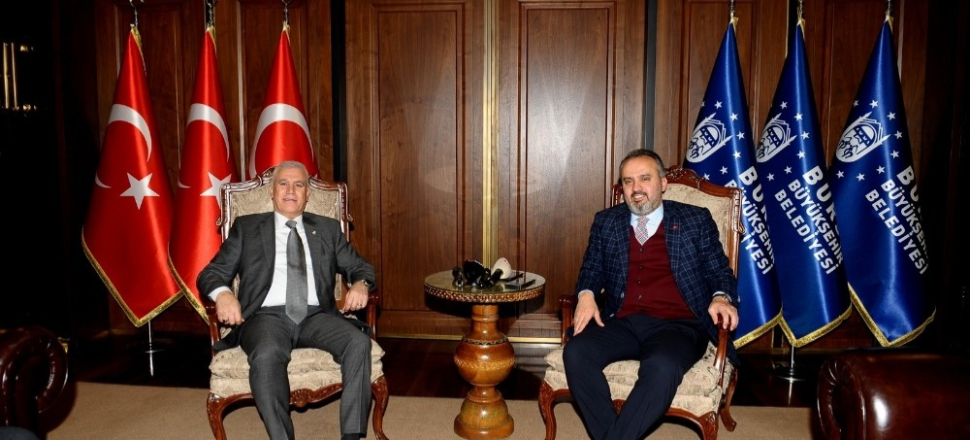 Bursa’da iki büyükşehir başkan adayı bir araya geldi