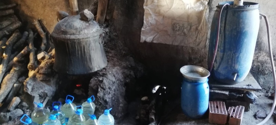 Çorum jandarma’dan kaçak alkol operasyonu