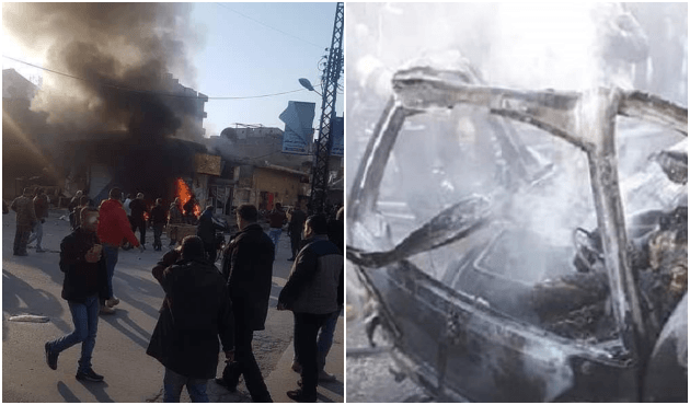 Lazkiye'de bomba yüklü araçla saldırı!