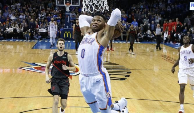 Thunder'ı George ve Westbrook taşıdı!