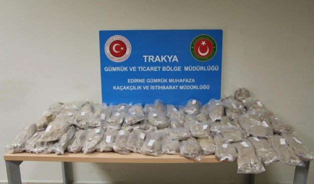 Edirne Kapıkule’de zehir tacirlerine ağır darbe