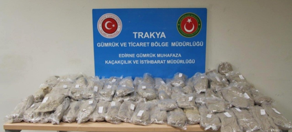 Edirne Kapıkule’de zehir tacirlerine ağır darbe