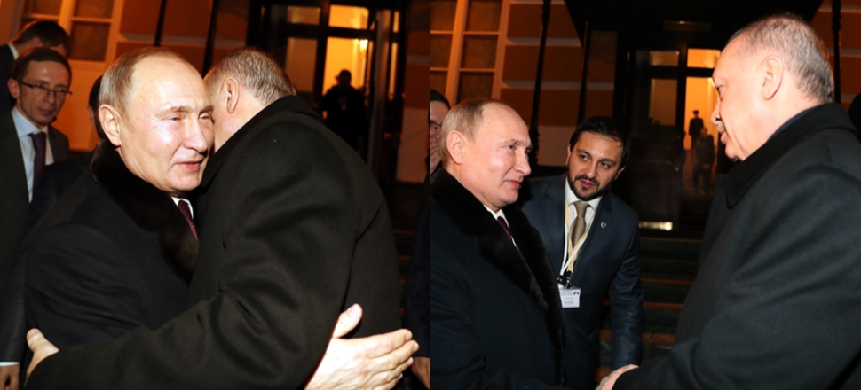 Putin, Cumhurbaşkanı Erdoğan'ı böyle uğurladı...