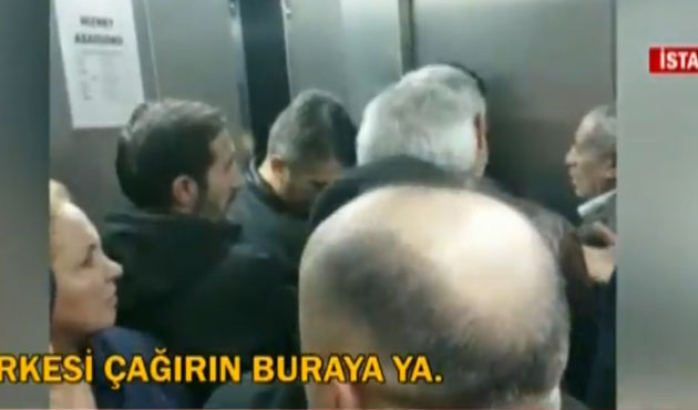 22 kişi 35 dakika boyunca asansörde mahsur kaldı