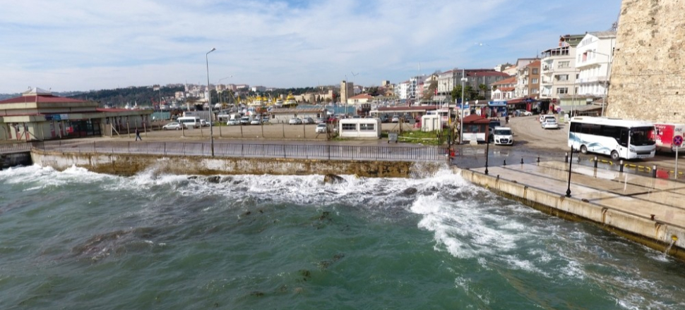 Sinop meteorolojiden fırtına alarmı