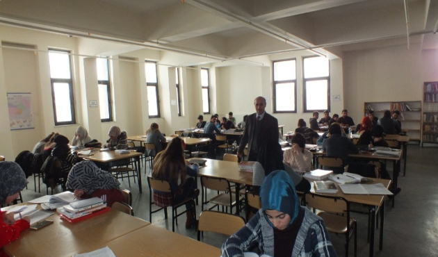 Muş'ta sömestri tatilinde kütüphaneye yoğun talep