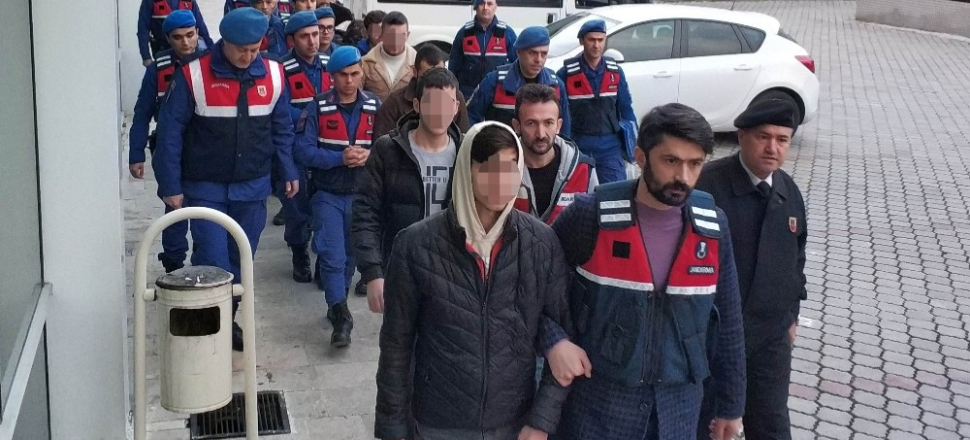 Samsun jandarmadan uyuşturucu baskını