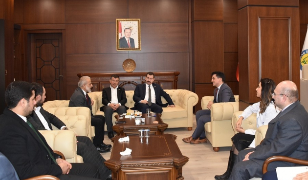 Şanlıurfa'da Rektör Çelik’e hayırlı olsun ziyaretleri sürüyor