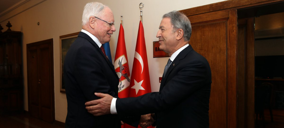 Bakan Akar, özel temsilci Jeffrey'i kabul etti!