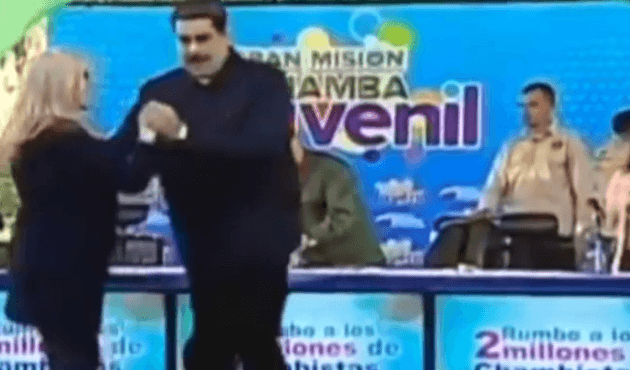 Maduro'dan ABD'ye danslı mesaj! /VİDEO