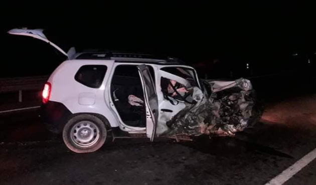 Afyon'da 'Dur' ihtarına uymadı, ters şeritte kaza yaptı
