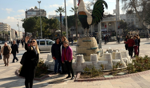 Denizli’de güneş açtı, vatandaşların yüzü güldü