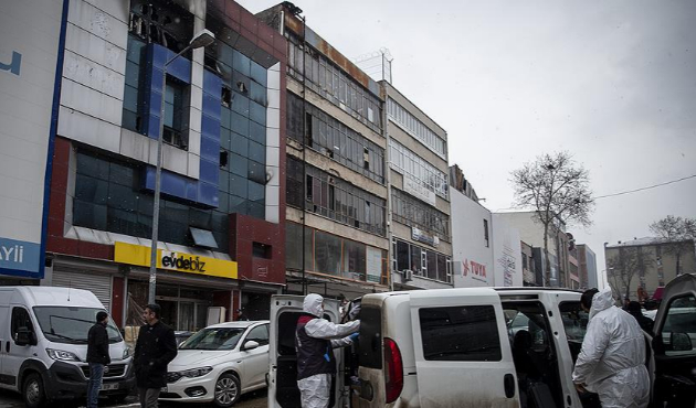 Ankara'da 5 Suriyelinin öldüğü yangına 3 gözaltı!