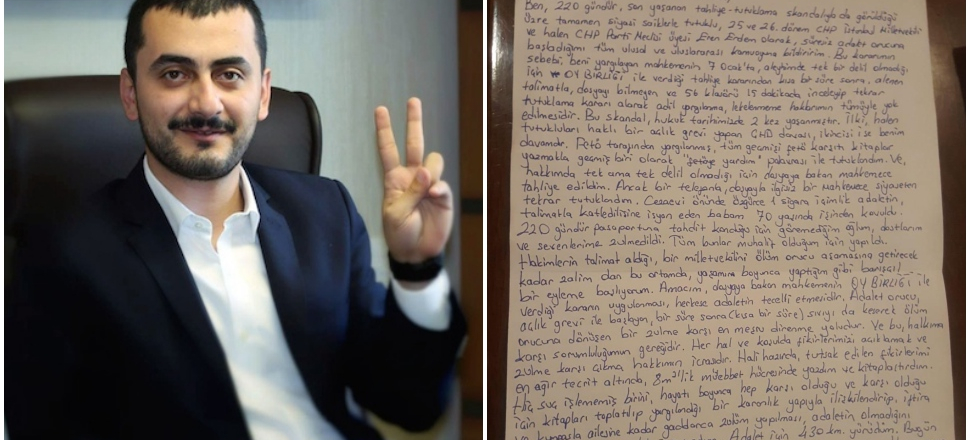 CHP'li Eren Erdem, "Önce açlık grevi, sonra ölüm orucu!" tutacak!