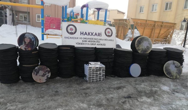 Hakkari’de gümrük kaçağı malzeme ele geçirildi