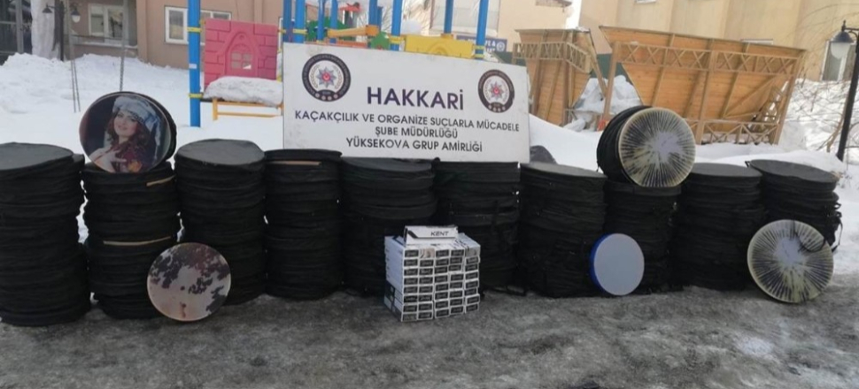 Hakkari’de gümrük kaçağı malzeme ele geçirildi