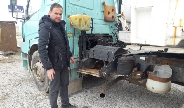 Kırşehir’de park halindeki Tır’ın aküsünü çaldılar