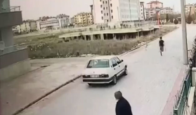 Köpeğe kasıtlı olarak çarpıp kaçtılar!