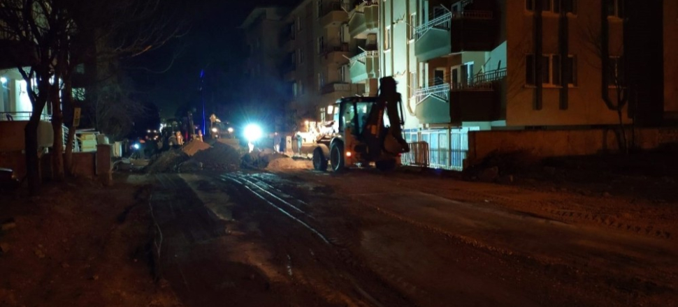 Tokat Erbaa’da altyapı çalışması yapılıyor