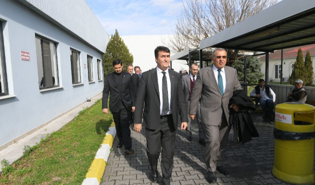 Bursa'da Mustafa Dündar Özdilek’e ziyarette bulundu
