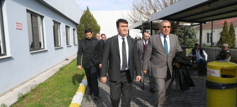 Bursa'da Mustafa Dündar Özdilek’e ziyarette bulundu