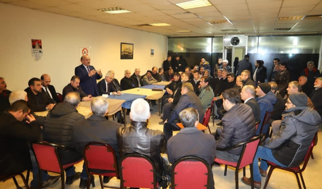 Erzincan'da Belediye Başkanı Başsoy belde halkıyla buluştu