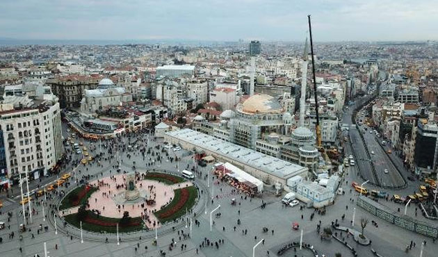 Taksim Camii'nde son durum