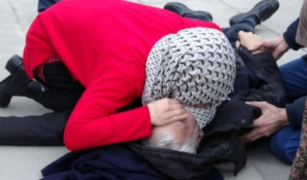 İsmini söylemedi, yaşlı adamı kurtarıp gitti!