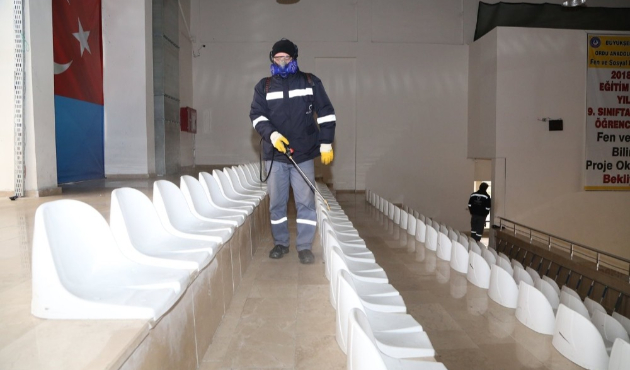 Ordu’da dezenfenkte çalışması yapılıyor