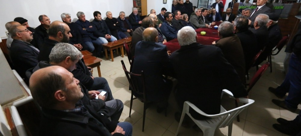 Bozbey, Yiğitler Mahallesi sakinleri ile bir araya geldi