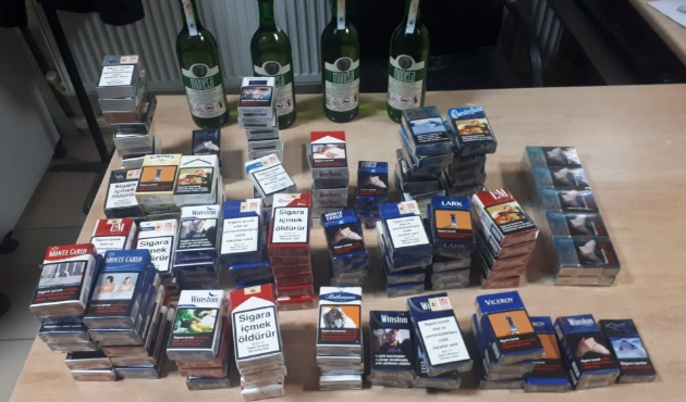 Manisa'da yakalanan sigara hırsızları tutuklandı