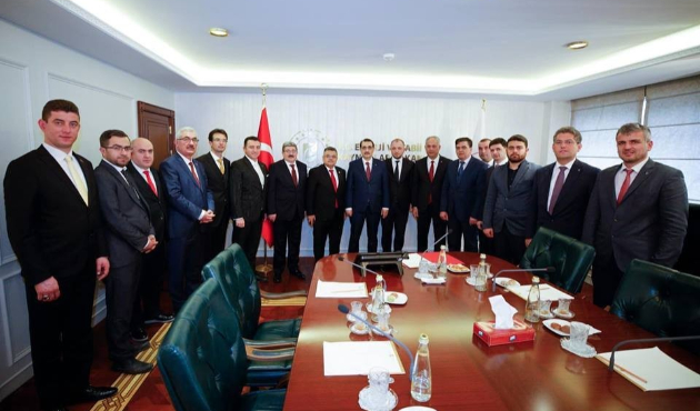 Bilecik heyetinden Bakan Fatih Dönmez’e ziyaret