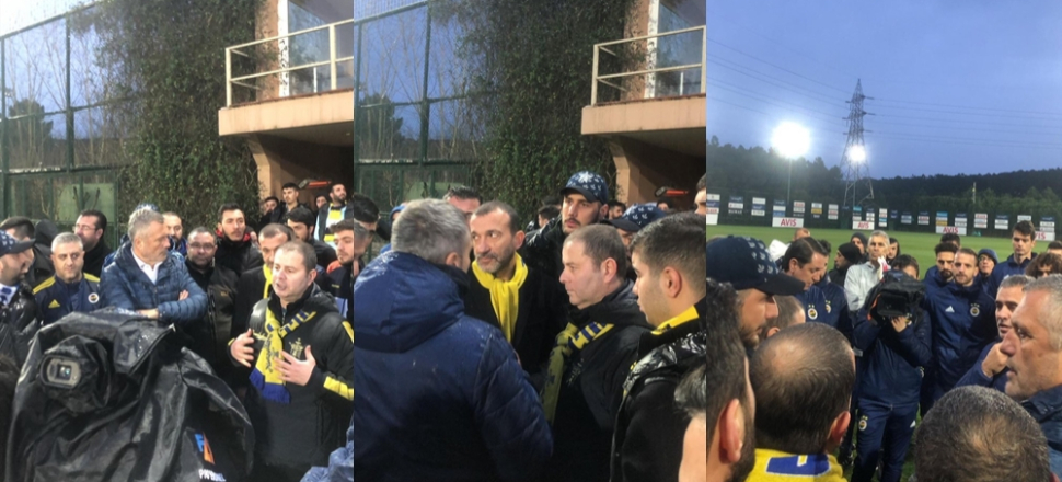 Amigo Yücel'den teknik heyet ve futbolculara brifing...