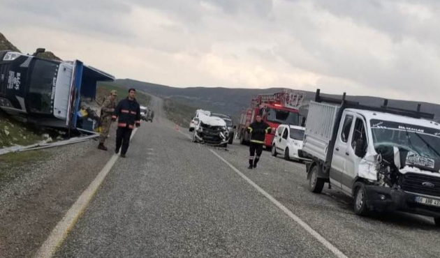 Batman’da trafik kazası: 3’ü çocuk 10 yaralı