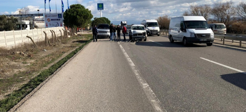 Bursa’da trafik kazası: 2 yaralı