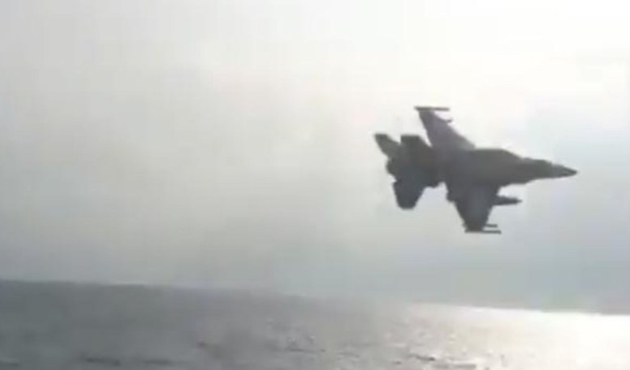 F-16 uçağımızın nefes kesen görüntüleri...