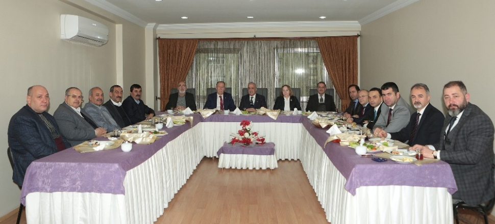 Erzurum'da Rektör Çomaklı, ESOB’un konuğu oldu