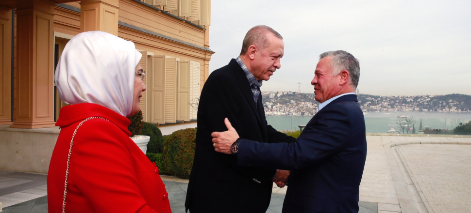 Cumhurbaşkanı Erdoğan, Ürdün Kralı ile bir araya geldi!