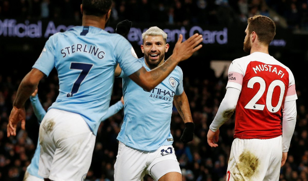 Manchester City, Arsenal'i Agüero ile yıktı