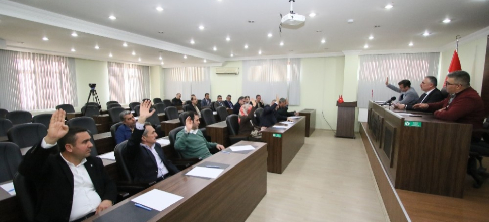 Kayseri'de Hacılar Belediye Meclisi Şubat Ayı Toplantısını düzenlendi
