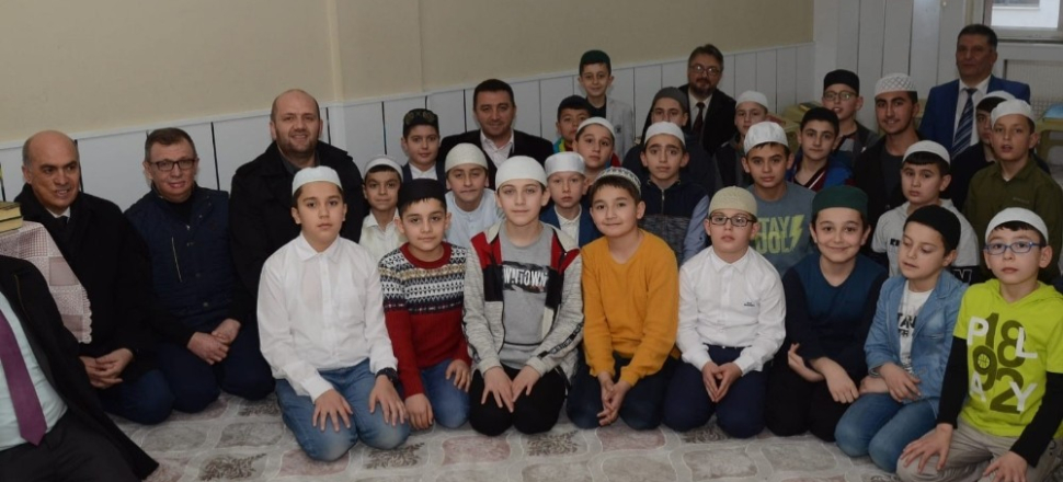 Bilecik'te Başkan Bakıcı minik hafızlar ile buluştu