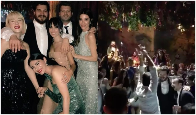 Çağatay Ulusoy ve Erkan Köstendil'den horon şov!