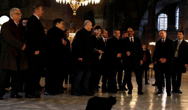 Yunanistan Başbakanı Çipras, Ayasofya'da!