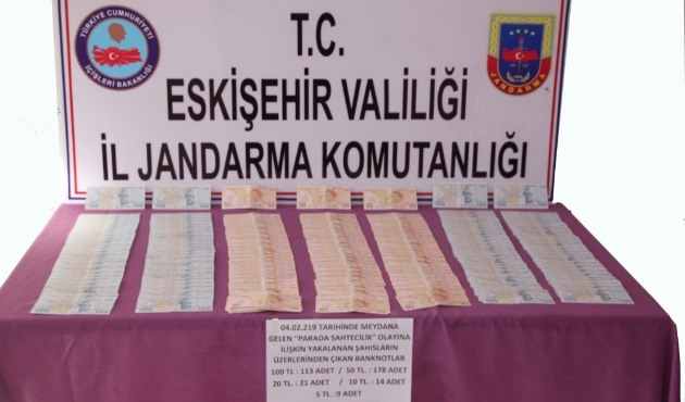 Eskişehir'de sahte para operasyonu 7 şüpheli yakalandı