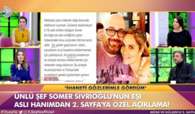 Eşi, Somer Sivrioğlu'nun ihanetini anlattı!
