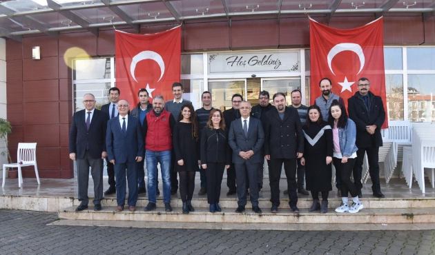 Manisa'da Başkan Kayda gazetecilerle bir araya geldi