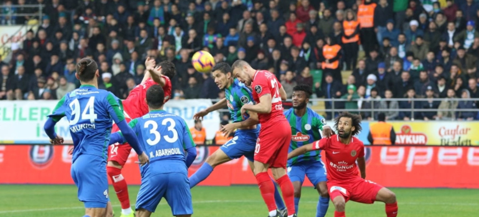 Rize'de puanlar paylaşıldı!